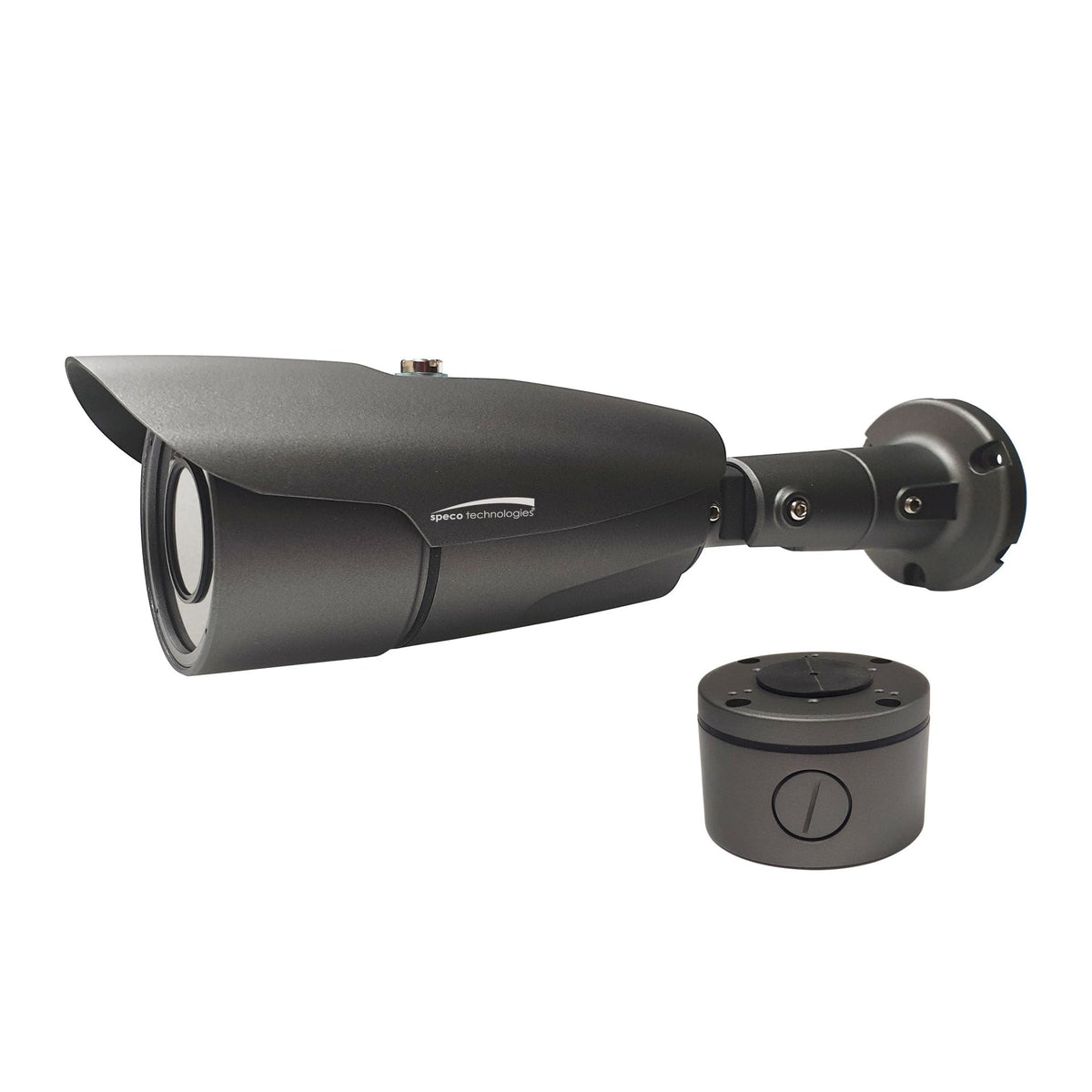 Speco Technologies O2B6M | 2 Megapixel Network IR Outdoor Bullet Camera, 2.9-12mm Lens, Dark Gray Housing