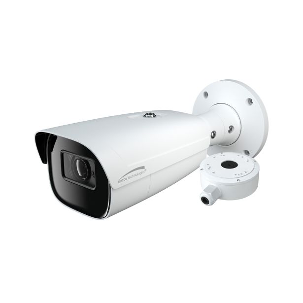 Speco Technologies O2BLP3M | 2 Megapixel Network IP License Plate Recognition Bullet Camera with 5-50mm Lens, White Housing