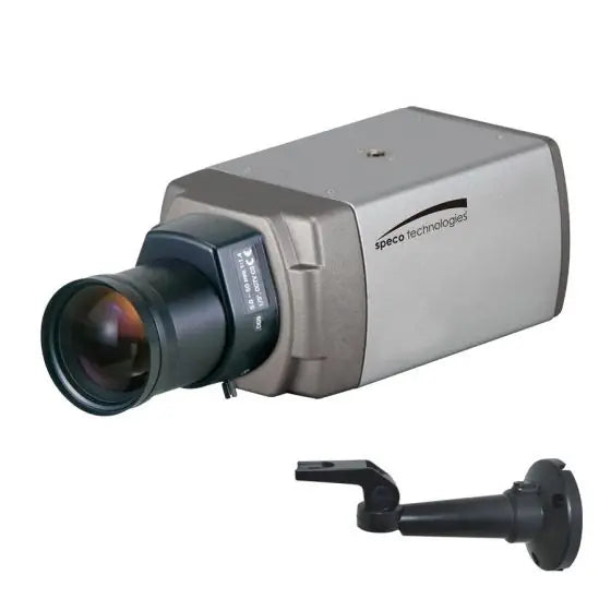 Speco Technologies O2T7 | 2 Megapixel Intensifier Indoor Traditional IP Box Camera, CS Lens, Dark Grey Housing