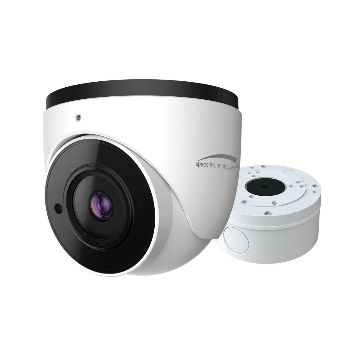Speco Technologies O4T7 | 4MP H.265 IP Turret Camera with Advanced Analytics