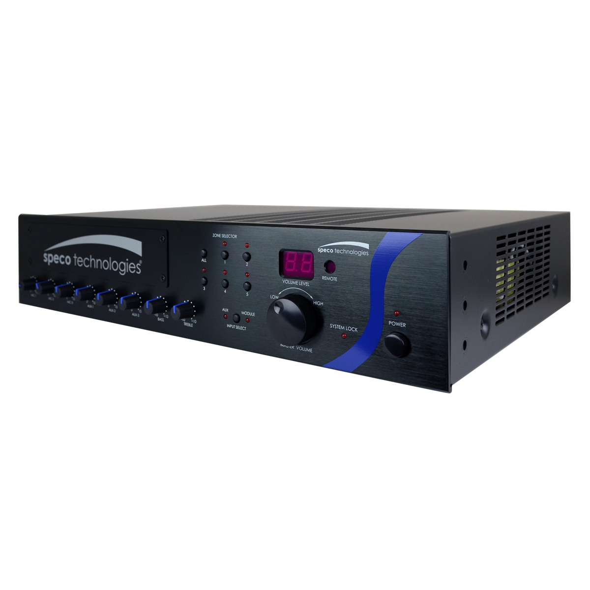 Speco Technologies PBM120A | 120W PA Mixer Amplifier with Module Bay