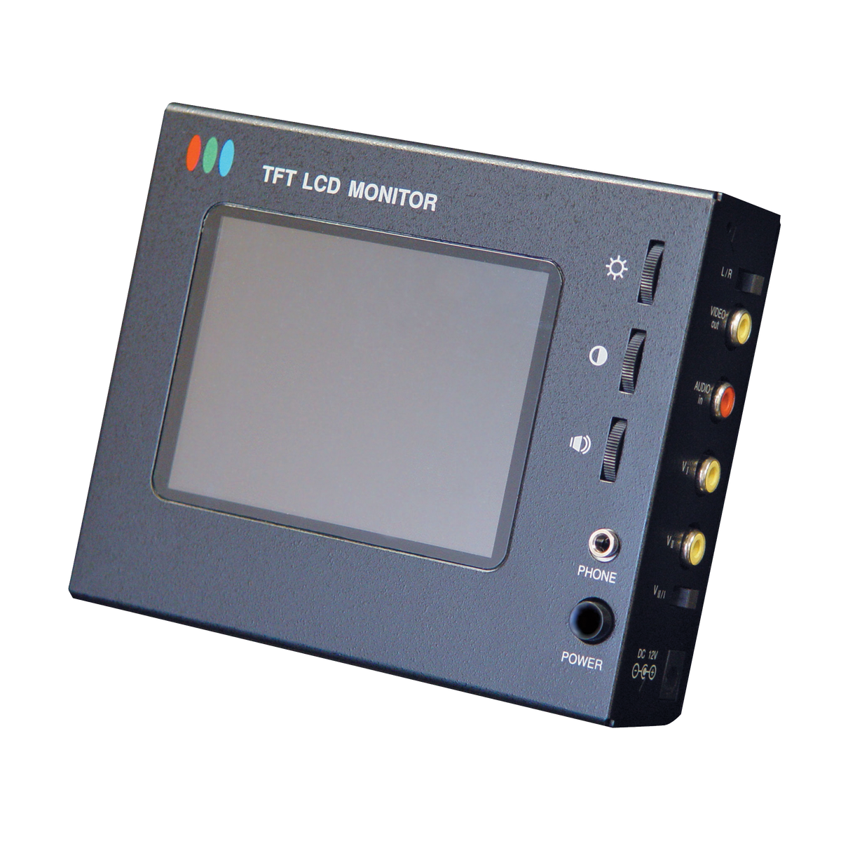 Speco Technologies VMS2 | Portable Color LCD Test Monitor Case Car Adapter 12VDC Power Supply