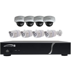 Speco Technologies ZIPT8BD2 | 8CH HD-TVI DVR, 1080p, 120fps, 2TB with 4 IR Bullet & 4 Outdoor IR Dome