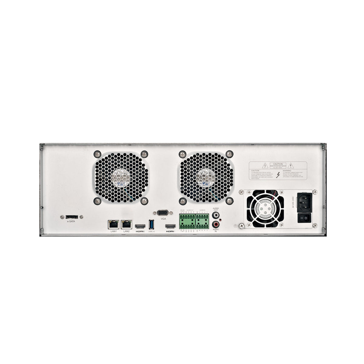 Speco Technologies N128NR160TB | 128 Channel 4K H.265 NVR with Smart Analytics, 160TB