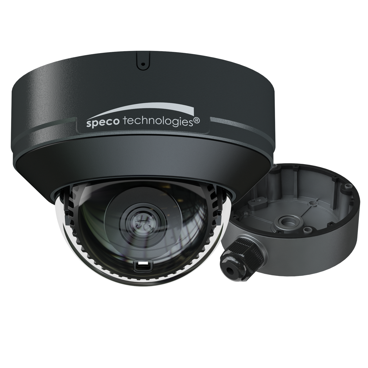 Speco Technologies O4FD2 | 4MP Flexible Intensifier® IP Dome Camera with Advanced Analytics, NDAA 2.8mm Lens