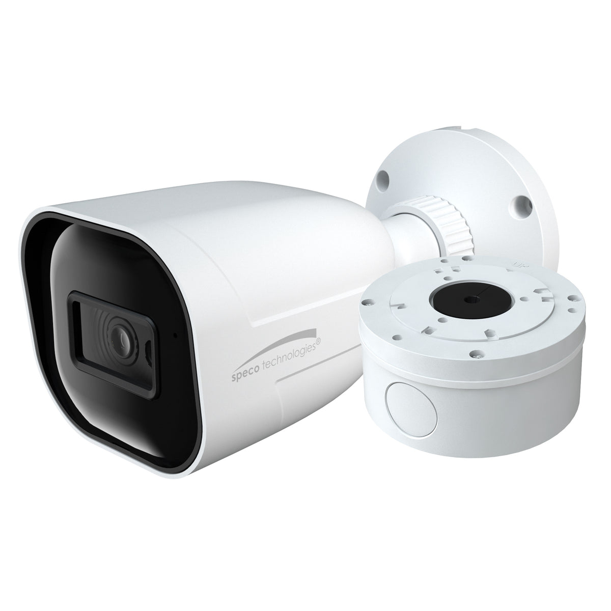 Speco Technologies V5B2 | 5 Megapixel HD-TVI Bullet Camera IR 2.8mm Lens, Included Junction Box, White