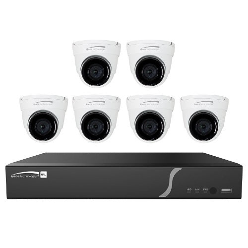 Speco Technologies ZIPL86T2 | 8 Channel Zip Kit with 6 Turrets, 2TB