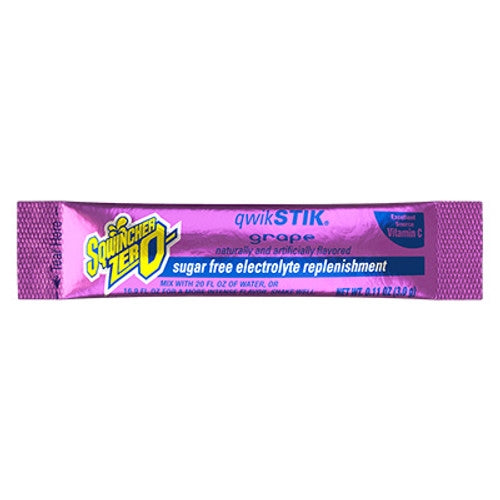 Sqwincher 159060107 | Zero Qwik Stik Grape, 20-Ounce Stiks, 50/Bag