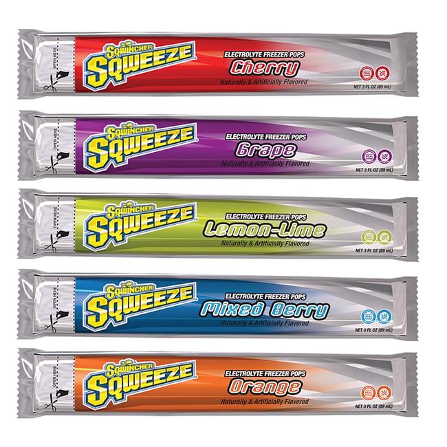 Sqwincher 159060962 | Sqweeze Freezer Pops Assorted Flavors, 150 Pops