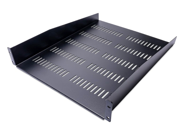 Startech.Com Ltd CABSHELF22V | 2U Server Rack Shelf - Universal Vented Rack Mount Cantilever Tray for 19" Network Equipment Rack & Cabinet - Heavy Duty Steel