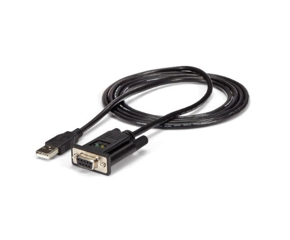 Startech.Com Ltd ICUSB232FTN | DCE Adapter Cable, DB9 Female and USB 2.0 Male Connector, 5.9’ Length, Plastic, Black