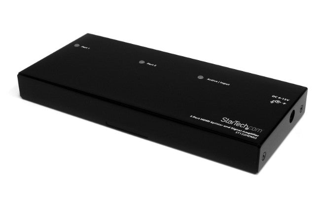 Startech.Com Ltd ST122HDMI2 | 2-port HDMI splitter and signal amplifier - TAA