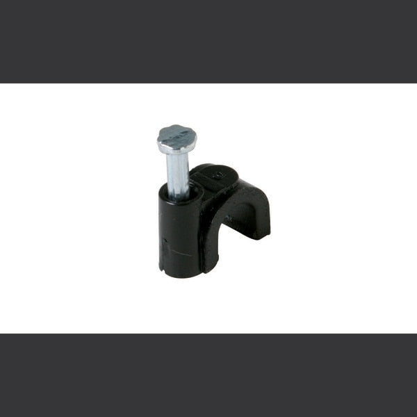 Steren 200-961 | Single RG6 Nail-in Cable Mounting, PK 100