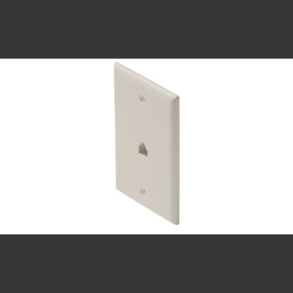 Steren 300-204LA | Wall Plate Light Almond, Telephone, 4C