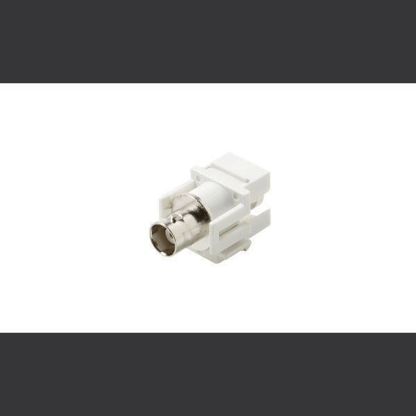Steren 310-410WH | Keystone Snap-in BNC Jack Adapter White