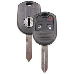 Strattec Security Corporation 5915217 | Key Blank, 3-Button, 82 Groove, 315 Megahertz, 0001X-1706X Key Code, OBP-8 Programming, Transponder, For Lincoln 2011 to 2017 Year Model