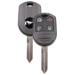 Strattec Security Corporation 5921186 | Key Blank, 4-Button, 82 Groove, 315 Megahertz, 0001X-1706X Key Code, OBP-8 Programming, Transponder, For Ford 2011 to 2014 Year Model