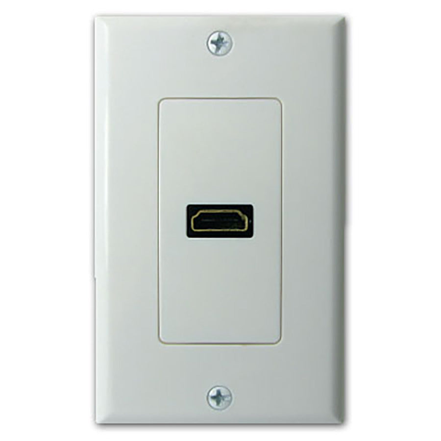 Structured Cable Products Inc 125-WT | HDMI Female-to-Female Insert, Decorator Style, ABS, White