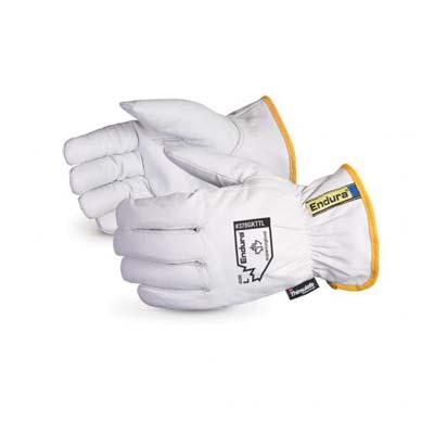 Superior Gloves 378GKTTL-M | Superior Glove Endura Winter Driver Gloves Goat Skin, Jersey Fleece Lined, Medium