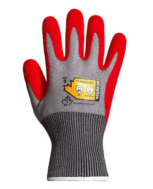 Superior Gloves S18WTLFN-9 | Superior Glove TenActiv Waterproof Cut-Resistant Gloves, 18 Gauge