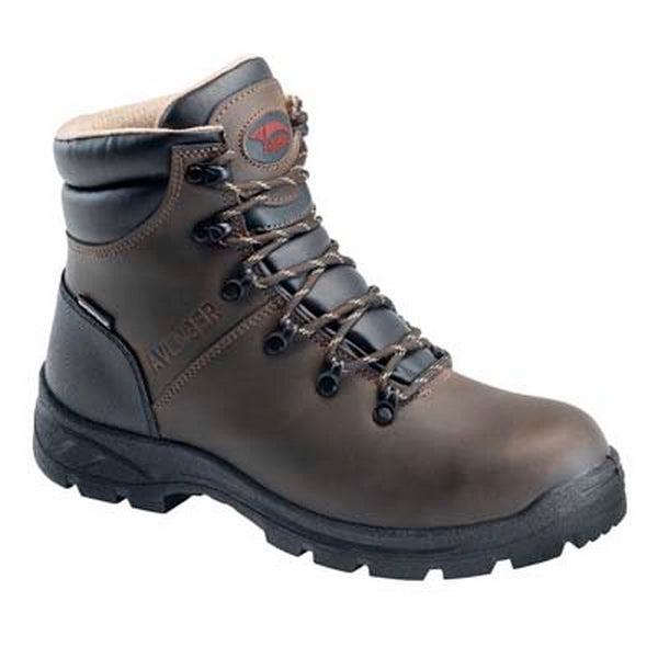 Surewerx Usa A8225-7.5M | Avenger Builder Steel Toe Work Boots, Men's Brown Size 7.5