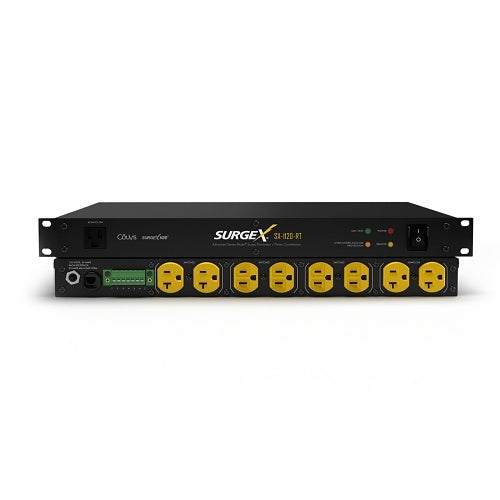 SurgeX SX-1120-RT | 120V/20A Rack-Mount Surge Eliminator and Power Conditioner with Remote, 1U