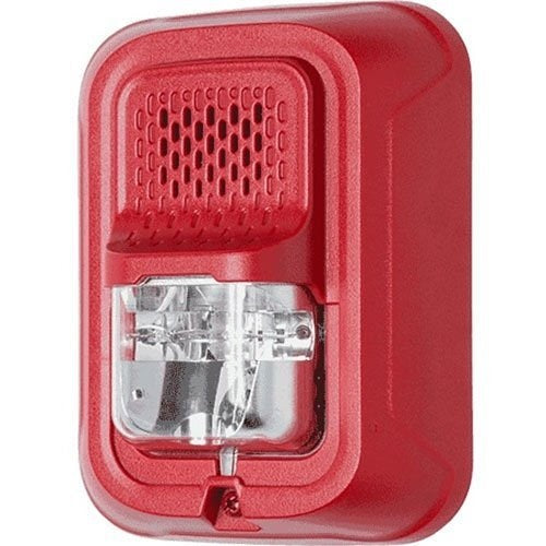 System Sensor CHSRL | Selectable Output Chime Strobe Wall Mount - Red