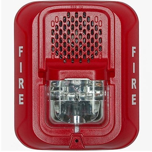 System Sensor P2RL-LF - Horn/Strobe - Lf Sounder Strobe, Wall, Red