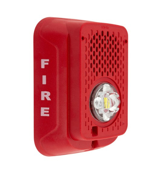 System Sensor P2RLED-LF | L-series With Led Lowfrequency Sounder Strobe, Wall, Red