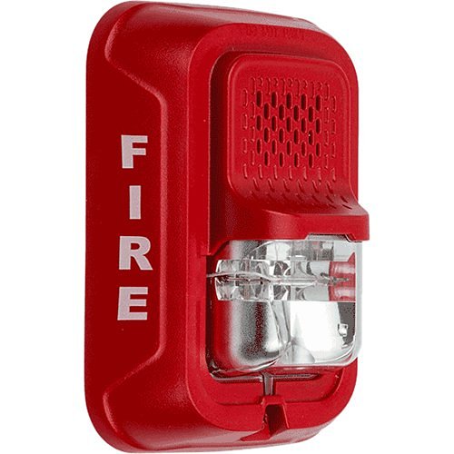 System Sensor P4RL - Horn - 4-Wire Red Wall Horn Strobe