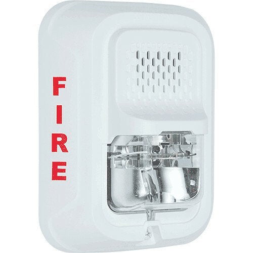System Sensor P4WL - Horn - 4-Wire White Wall Horn Strobe