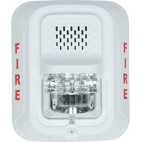 System Sensor P4WL - Horn - 4-Wire White Wall Horn Strobe
