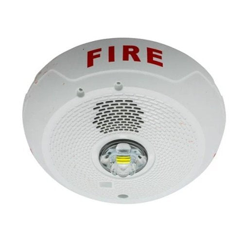 System Sensor PC2WLED | L-Series 2-Wire Ceiling Mount Horn Strobe with LED, 2W, White