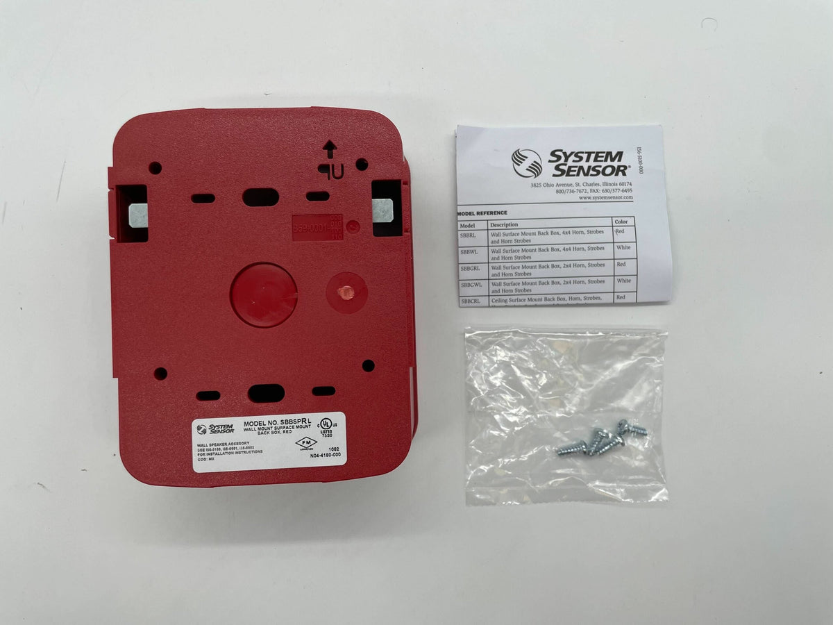 System Sensor SBBSPRL - Fire Signal - L-Series Wall Speaker Surface
