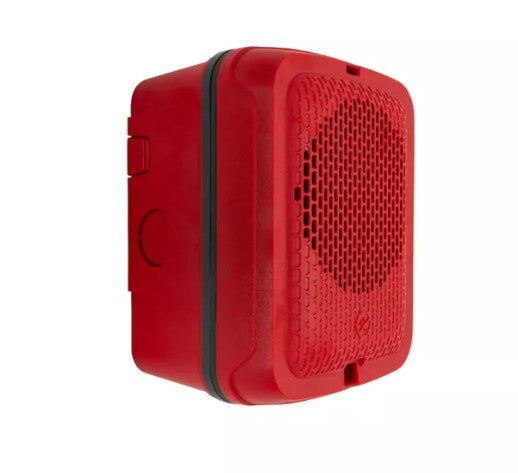 System Sensor SPRKL Outdoor Speaker Red Wall