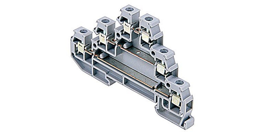 TE Connectivity 011554111 | D25/6.DA Triple-Deck Terminal Block
