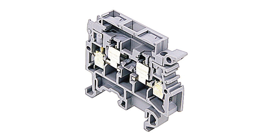 TE Connectivity 011566222 | Terminal Block, Grey, 6.3A, Wire Size - Range 12 - 22AWG, 630V