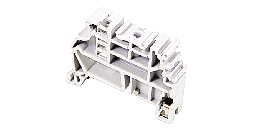 TE Connectivity 039990302 | End Stop, Screwless 9mm Thick Grey