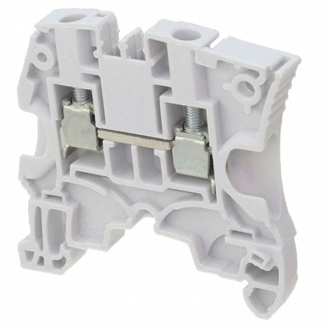 TE Connectivity 1SNK506010R0000 | Screw Clamp Terminal Block, 1-Circuit, Block Feed-Through, 2 Positions, 41 A, 10.6 G, Operating Temperature Range: -55 - 110 C