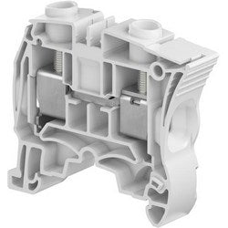 TE Connectivity 1SNK512010R0000 | ZS25 Screw Clamp Terminal Block, Feed-through, Grey, 25 mm2-12 mm 0.472 in spacing, Flat marking area