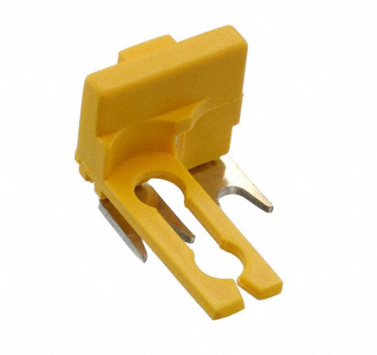 TE Connectivity 1SNK900652R0000 | Short Circuit Bridge, 2-Poles, 5 A, Polyamide, Yellow, Contact Current Rating (Max.): 5 A