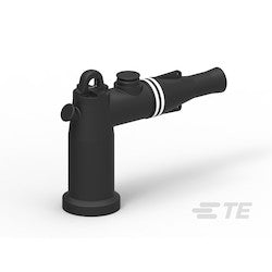 TE Connectivity EE5623-000 | 15 kV, 200 A Loadbreak Elbow, Test Point Insulation O.D.Range 0.64-0.905" With Copper Top Connector for #2 Str./Comp-#1 Compact/Sol