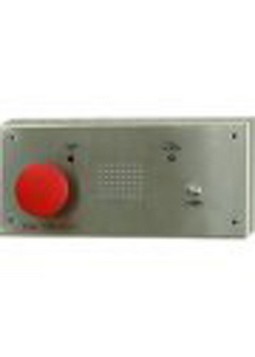Tektone Sound & Signal IR150SS/S | Remote Call Station, Surface Mount, 6-Screw Terminal Block Connection, Stainless Steel Panel, Brushed Stainless, With Pushbutton