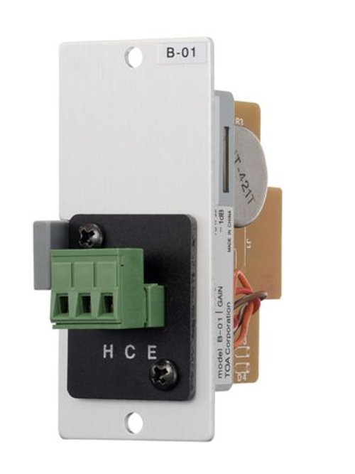 TOA Electronics B-01F | Balanced Line Input Module for 900 Series Amplifiers, XLR-F