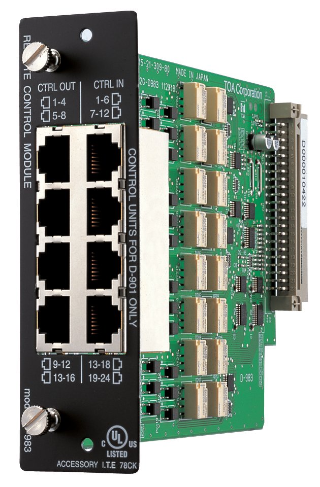 TOA Electronics D-983 | Remote Control Module for D-901 Digital Mixer