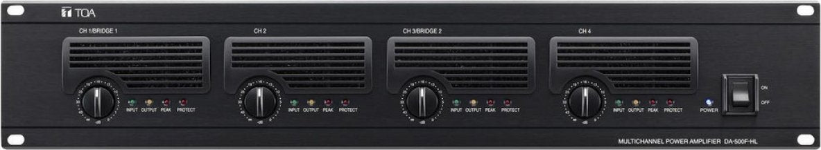TOA Electronics DA-550F CU | 550W 4-Channel Digital Amplifier
