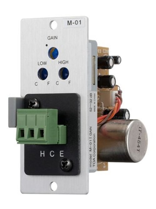 TOA Electronics M-01M | Microphone Input Module for 900 Series Amplifiers, XLR-M