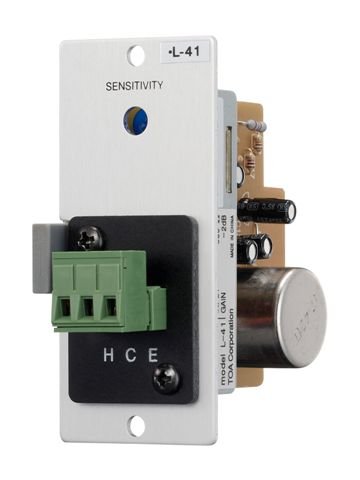 TOA Electronics M-41S | Microphone Preamplifier Input Module with Mute-Send for 900 Series Amplifiers, Removable Terminal Block