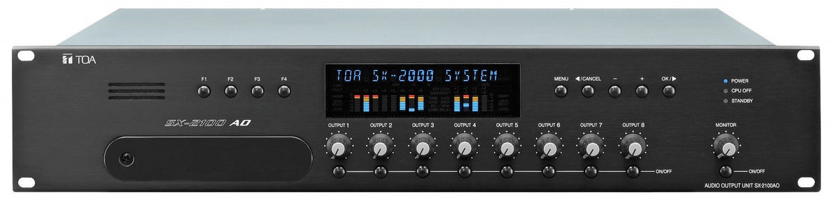 TOA Electronics SX-2100AO | Audio Output Unit for SX-2000 Series Audio Management System