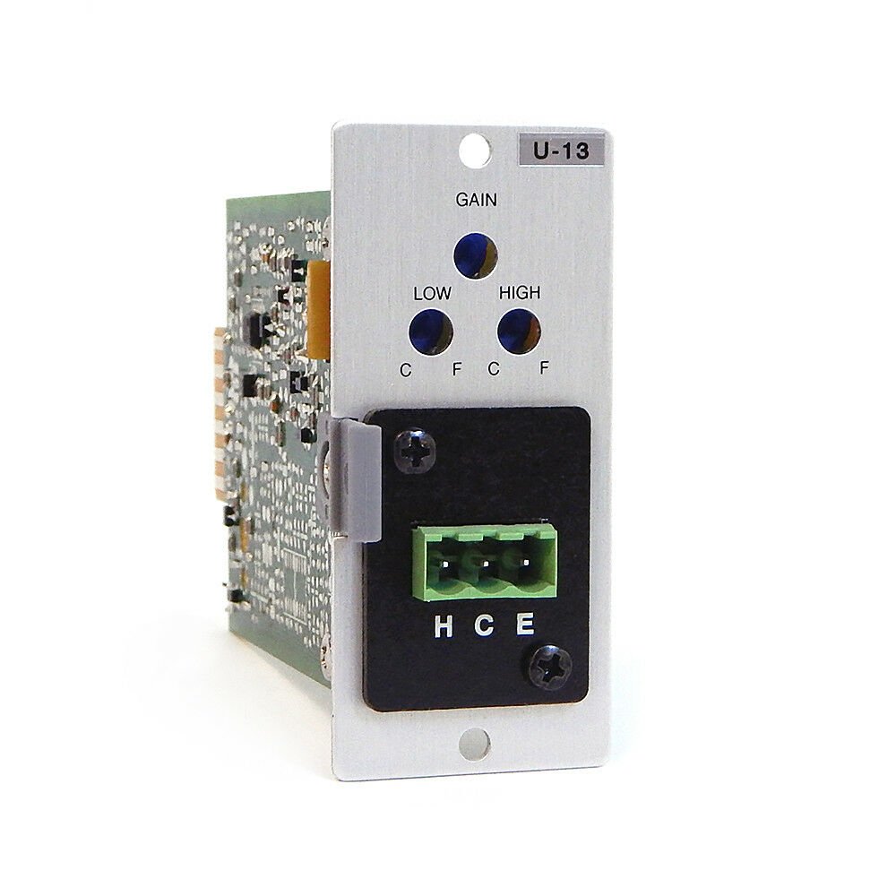 TOA Electronics U-13S | Unbalanced Line Input Module with Mute-Receive, Removable Terminal Block